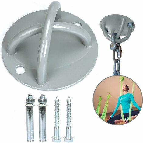 Wall Mount Bracket for Suspension Straps. Resistance Trainer - Wall and Ceiling Anchor for Strength Body Weight Training Systems, Yoga Swings