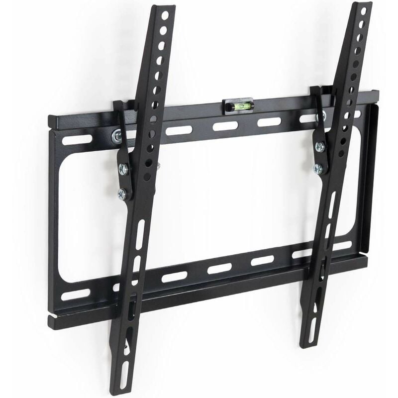 Tectake - TV wall mount for 26-55 inch (66-140cm) can be tilted - bracket TV, wall tv mount, tv on wall bracket - black