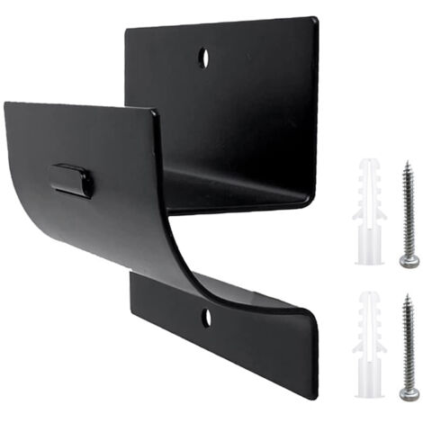 Wall Mount Ladder Grabber Ladder Storage Hook Heavy Duty Metal Ladder Organizer Garage Storage Organizer for Ladder Wheelbarrow Chair
