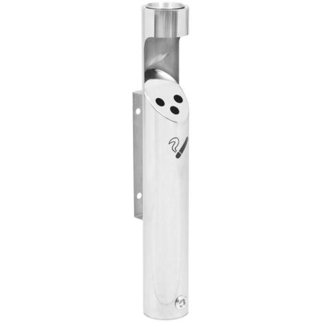 Wall Mounted Ashtray Stainless Steel vidaXL