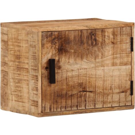 Wall-mounted Bedside Cabinet 40x30x25 cm Solid Wood Mango vidaXL