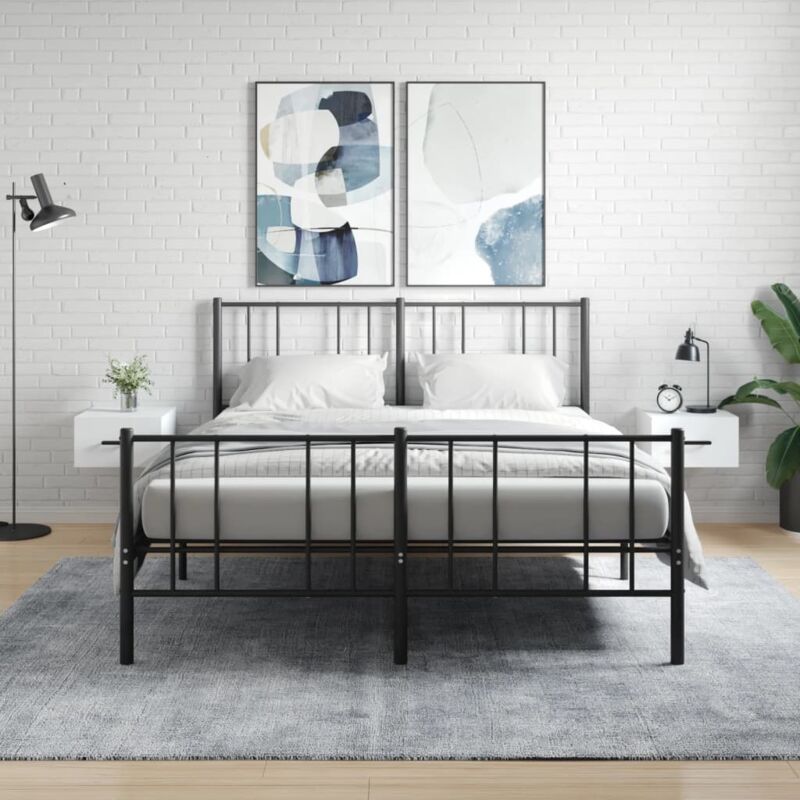 Wall-mounted Bedside Cabinets 2 Pcs White 35x35x20 Cm Vidaxl