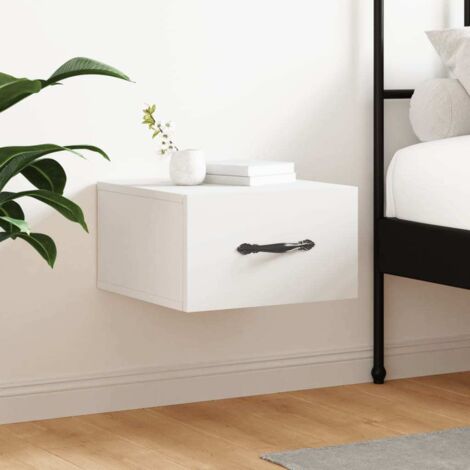 Wall-mounted Bedside Cabinet White 35x35x20 cm vidaXL