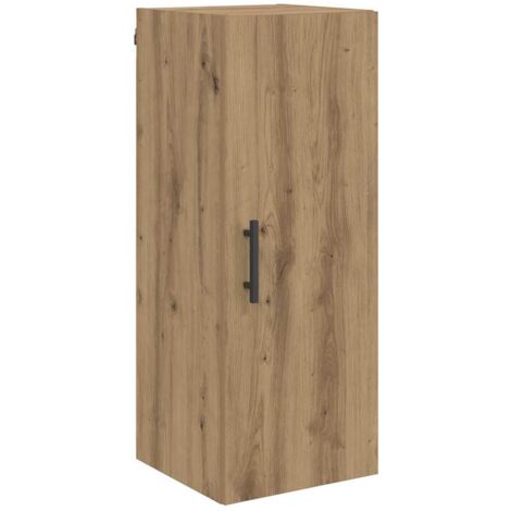 Wall Mounted Cabinet Artisan Oak 34.5 x 34 x 90 cm vidaXL