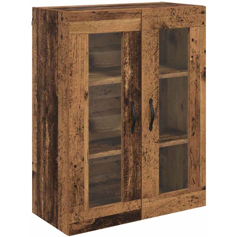 Wall Mounted Cabinet Old Wood 69.5 X 34 X 90 Cm Vidaxl