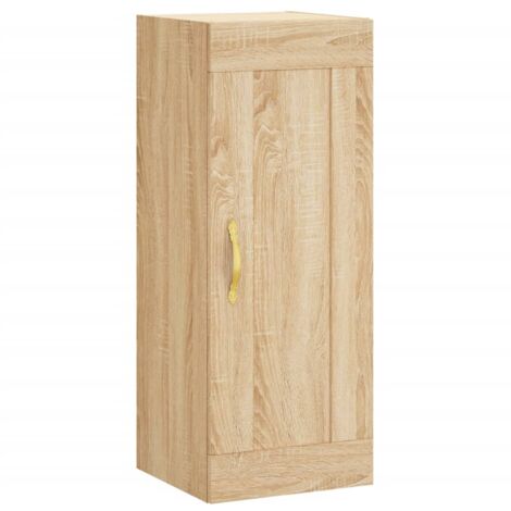Wall Mounted Cabinet Sonoma Oak 34.5x34x90 cm Engineered Wood vidaXL