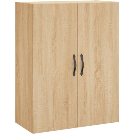 Wall Mounted Cabinet Sonoma Oak 69.5x34x90 cm Engineered Wood vidaXL