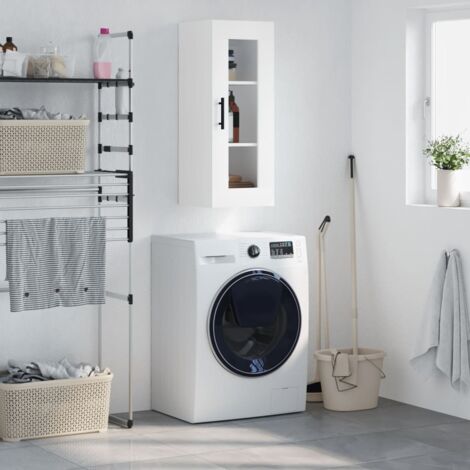 Wall Mounted Cabinet White 34.5x34x90 cm vidaXL