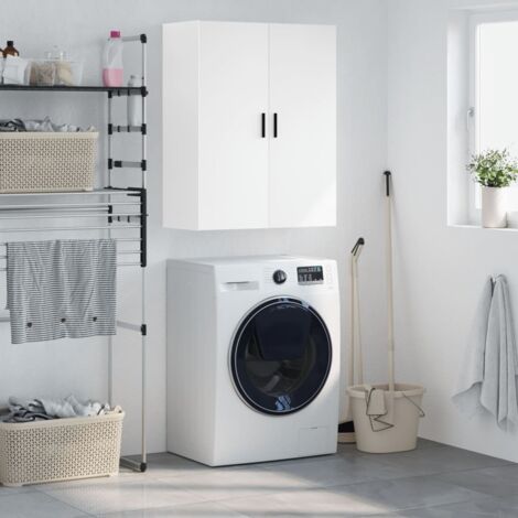 Wall Mounted Cabinet White 69.5x34x90 cm vidaXL