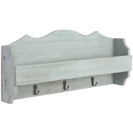 Wall Mounted Coat Rack Green 50x10x23 cm Wood