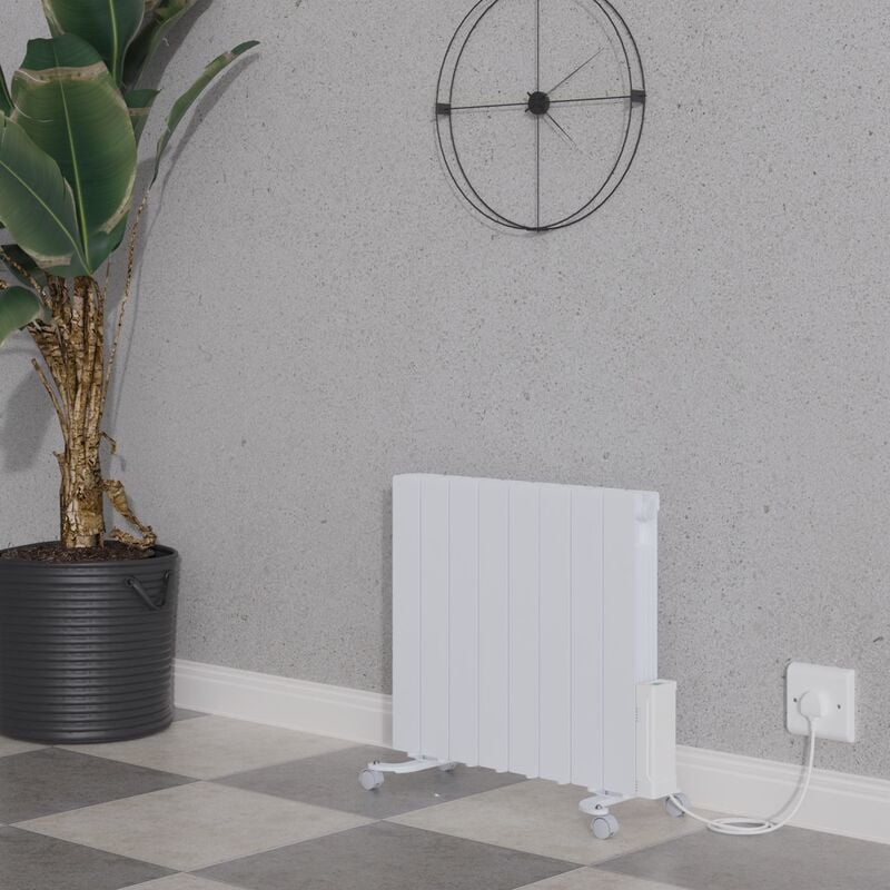 Wall Mounted Electric Radiator Thermostatic Heat