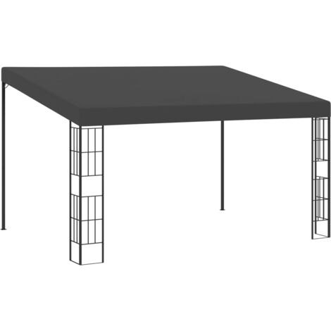 Wall-mounted Gazebo 3x4 m Anthracite Fabric vidaXL