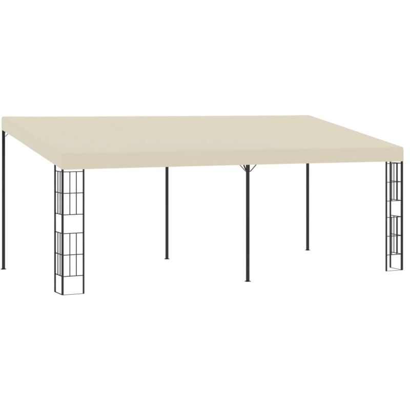 Vidaxl - Wall-mounted Gazebo 3x6 M Cream Fabric