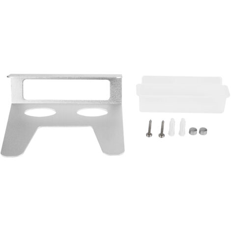 Wall Mounted Pot Lid Rack Cutting Board Pan Lid Organizer Holder Kitchen Utensil ToolSilver