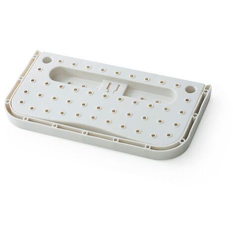 Wall Mounted Shoes Rack Adhesive Foldable Space Saving PP Door Shoe Hanger for Bathroom White Free Size