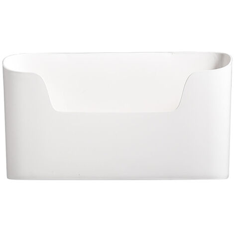 Wall Mounted Storage Box Multifunctional Punch Free Desktop Storage Box for Home Bathroom