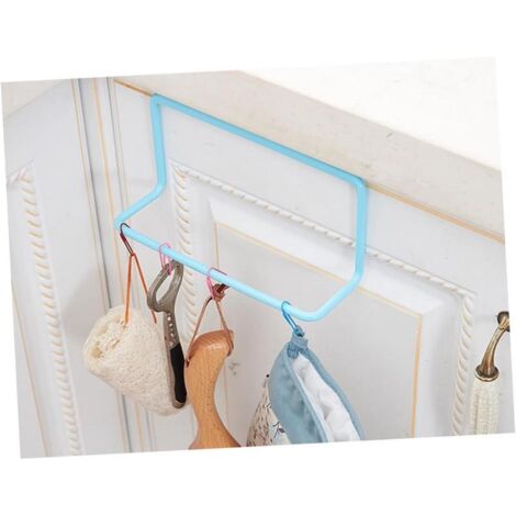 Wall-mounted towel rack with hanger and hook, towel bar, bathroom accessory