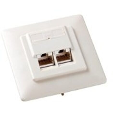 WALL PLATE 80X80 CAT.5