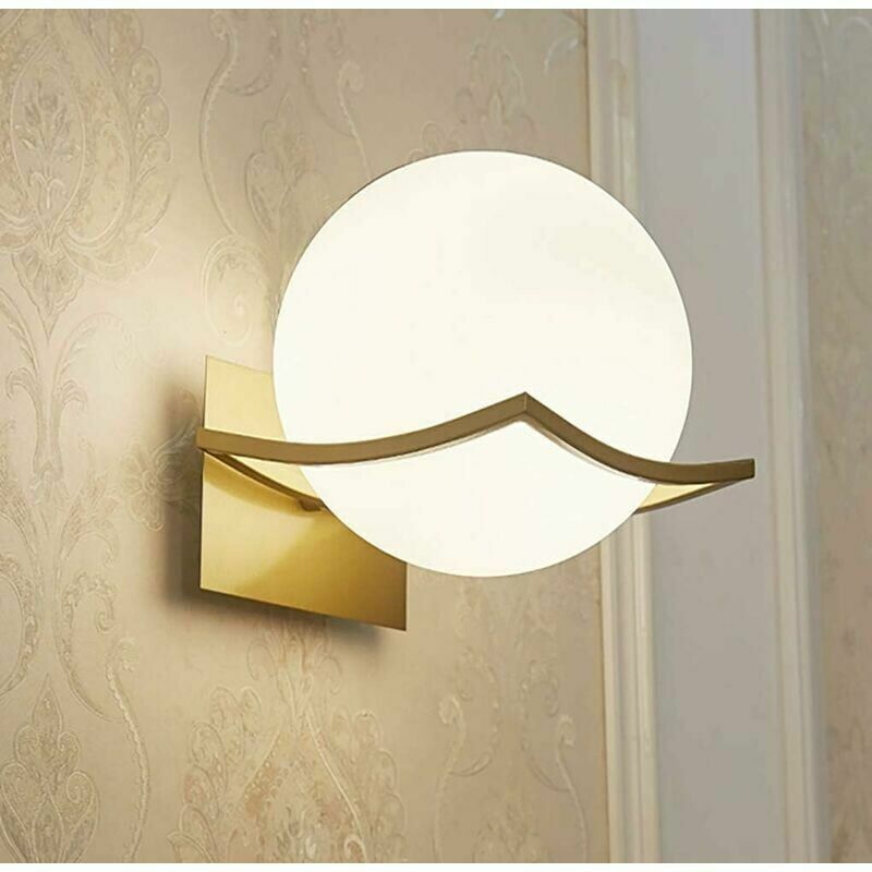 Wall Sconce, Indoor Wall Sconce, E27 Wall Sconce, Bedroom Wall Lamp, Gold Wall Sconce, (Bulb Not Included) Gold