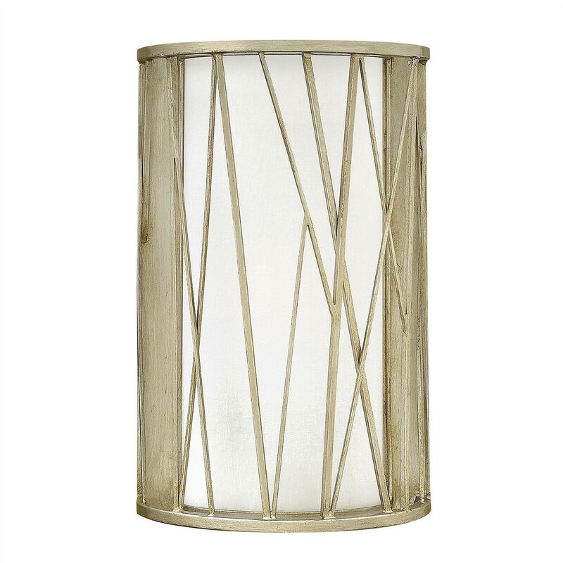 Elstead Lighting - Elstead Nest - 1 Light Indoor Wall Light Silver Leaf, E27