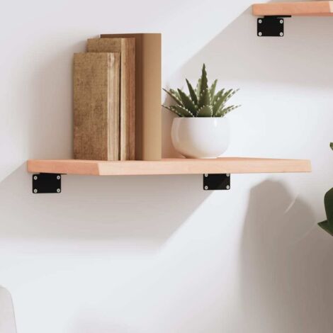 Wall Shelf 40x30x2 cm Untreated Solid Wood Oak vidaXL