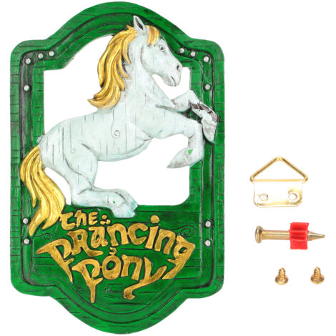 Wall Sign Synthetic Resin Horse Pattern Wall Mounted Signage Decoration for Home Office