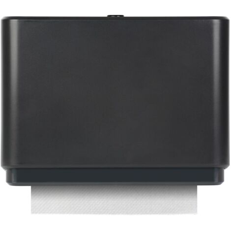Wall Towel Dispenser Z-fold Paper 200 Sheets Adhesive Hooks Easy Fill
