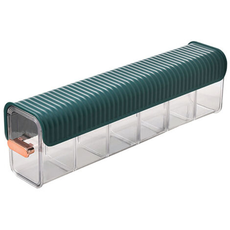 Wall Underwear Organizer Detachable Dustproof Moistureproof Wall Mount Drawer Organizer for Bedroom Home Blackish Green