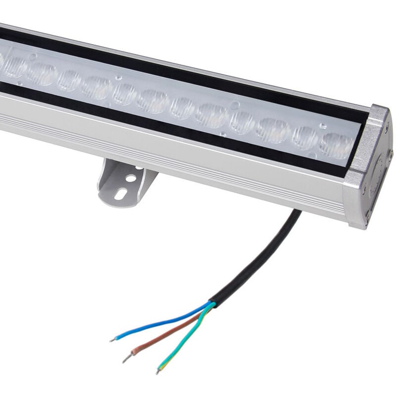 Réglette led 48W 3200lm 1017mm 15x60° Étanche IP66 RadioFréquence 2.4GHz / Alexa / Google Chrome - rgb+cct 2700K-6500K RL2-48