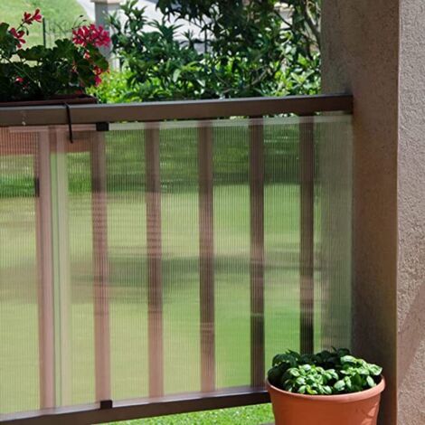 Wall-y kit 2 pannelli policarb prot - balconi cm105x90