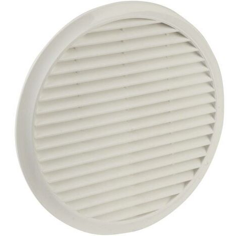 Wallair N33812 Grille de ventilation plastique Convient pour Ø de tube: 10 cm S89357