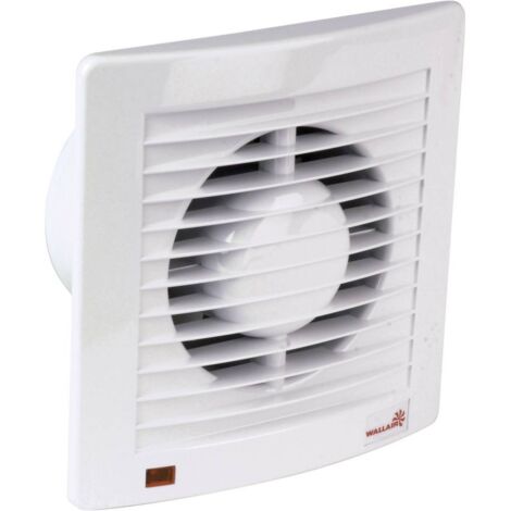 Wallair Ventilatore a muro e soffitto bianco 16 cm
