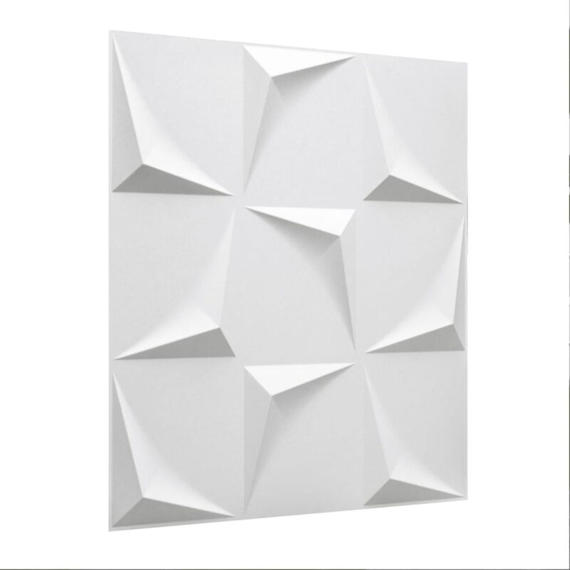 WallArt 3D Wall Panels 24 pcs GA-WA28 Beau - White