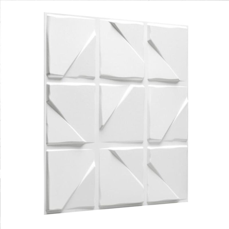 WallArt 3D Wall Panels 24 pcs GA-WA29 Feline - White