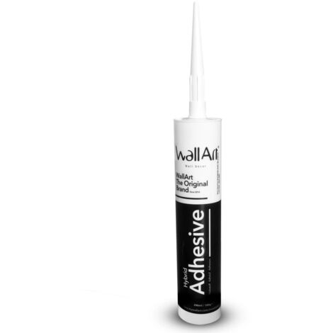 WallArt 1/2x Adhésif Hybrides Colle Scellage Panneaux Muraux 3D Mastic Durable