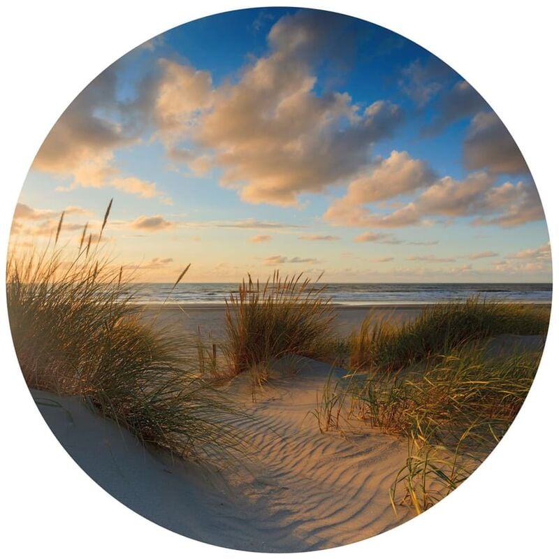 

Círculo de papel pintado Beachlife 190 cm - Multicolor - Wallart