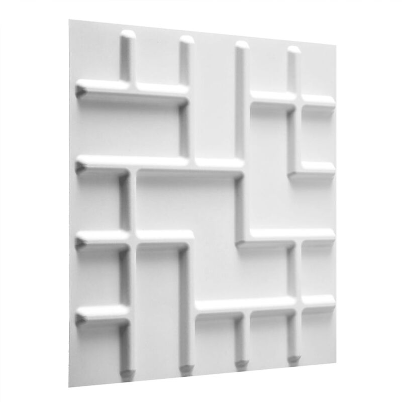 

Paneles de pared 3D 24 unidades GA-WA16 diseño Tetris - Blanco - Wallart