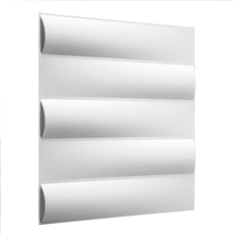 

Paneles de Pared 3D 12 Unidades Jayden GA-WA23 - Blanco - Wallart