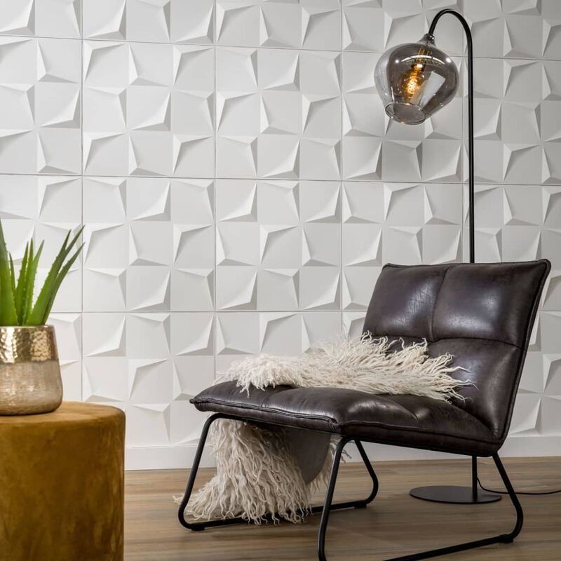 

WallArt Paneles de pared 3D Beau 12 piezas GA-WA28