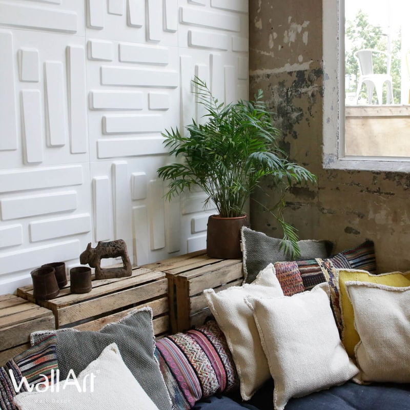 

Wallart 3d - Panel de pared 3D Bricks Panel decorativo 3d WallArt 3m²