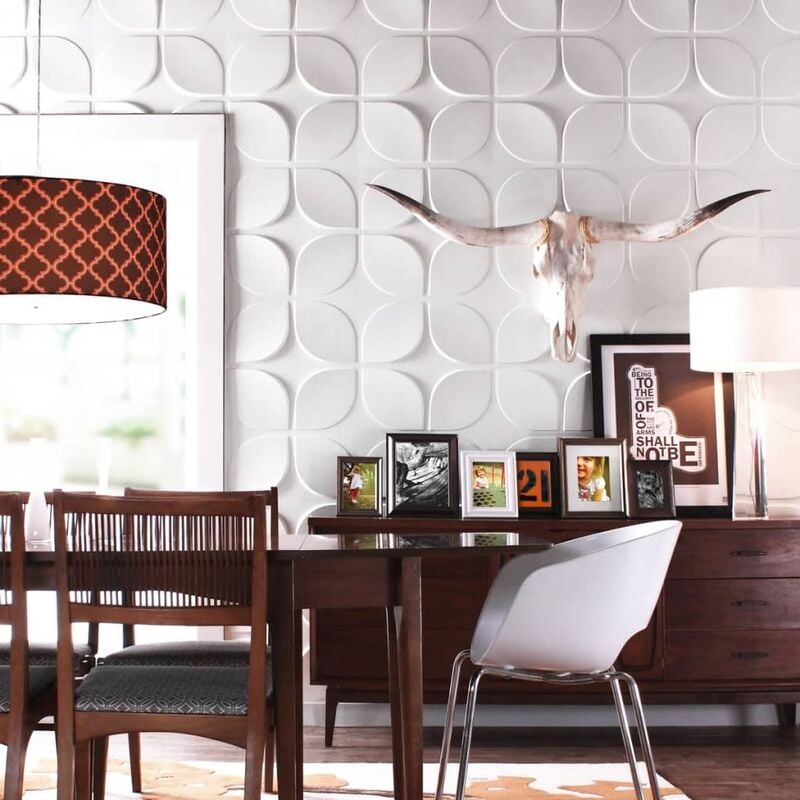 

WallArt Paneles de pared 3D GA-WA06 24 unidades curvas