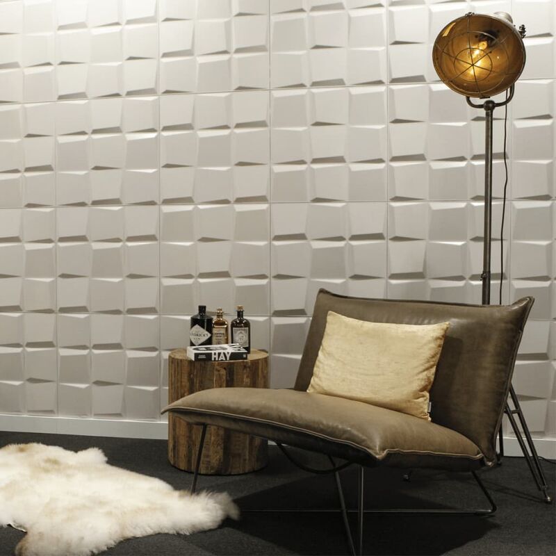 

WallArt Paneles de pared 3D Oberon 12 piezas GA-WA21