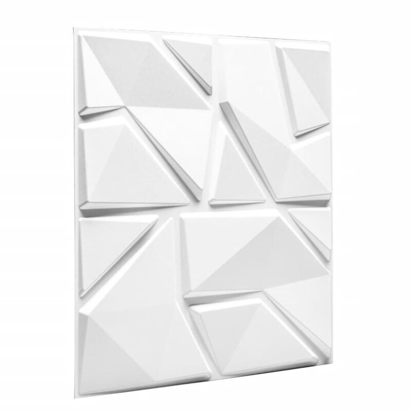 

WallArt Paneles de pared Liam 12 uds GA-WA31 - Blanco
