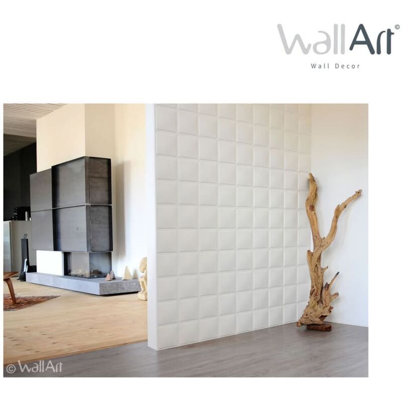 

WallArt Paneles murales 3D Cubes 12 piezas GA-WA07