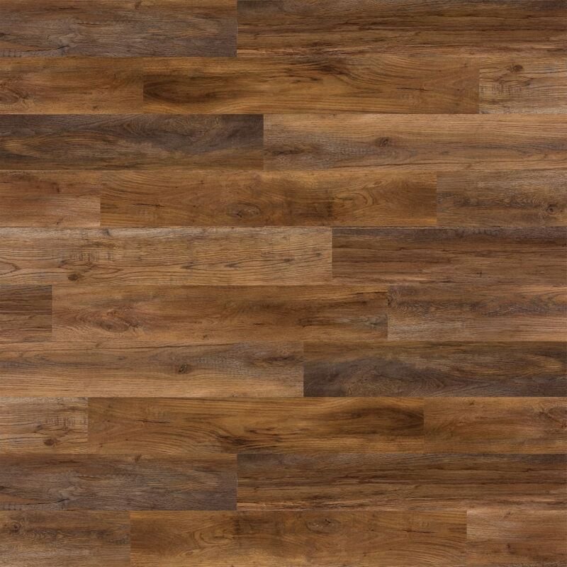 Wood Look Planks Barnwood Oak Umber Brown Wallart Brown