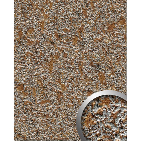 WallFace 14805 LAVA Wall panel textured stone decor interior plate wallcovering self-adhesive brown grey 2.60 sqm