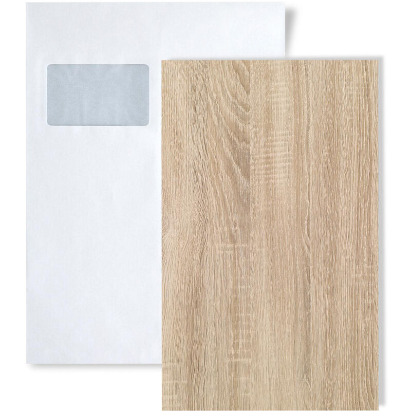 Wallface - 1 sample piece S-17279 oak tree light Wood Collection Sample of wall panel in din A5 size - beige