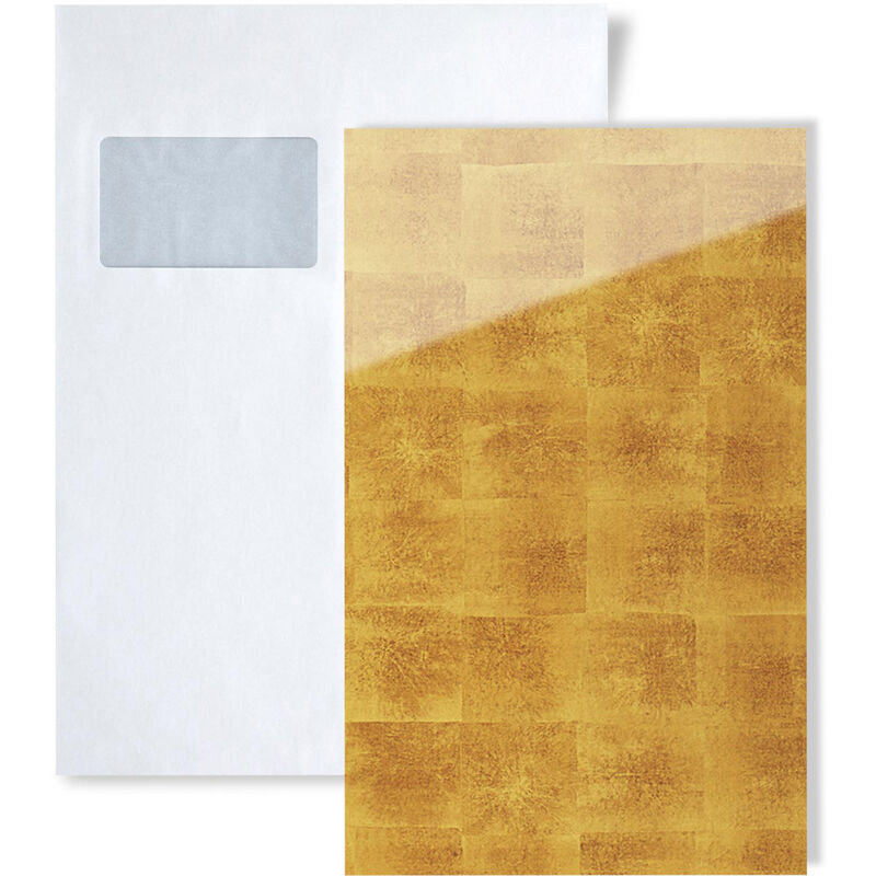 1 SAMPLE PIECE S-17840 GOLD AR+ S-Glass Collection Sample of wallcovering in DIN A4 size - Wallface