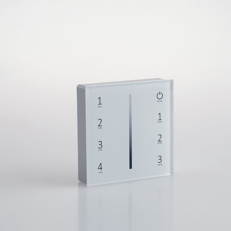 Image of Wallpad rf 2.4G per controllo dimmer varialuce 4 zone 1 canale - Bianco