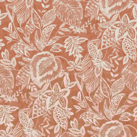 Wallpaper Mae Orange and Beige DUTCH WALLCOVERINGS